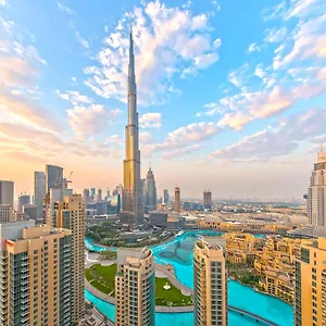 Appartement Signature Burj Khalifa And Fountain View, Dubaï
